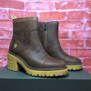 TIMBERLAND WOMEN'S SILVER BLOSSOM ANKLE BOOT BROWN